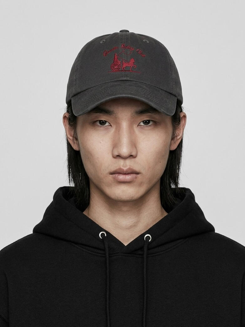 Quentin Riding Club Hat in Charcoal