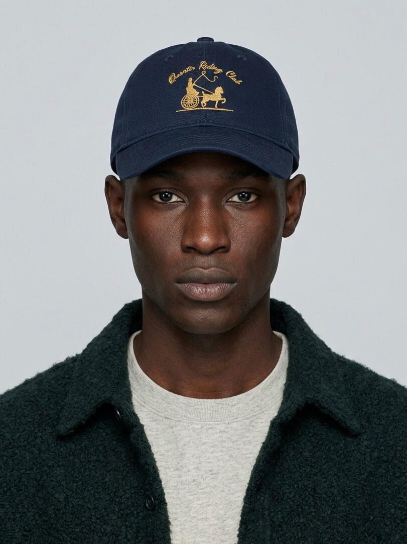 Quentin Riding Club Hat in Navy