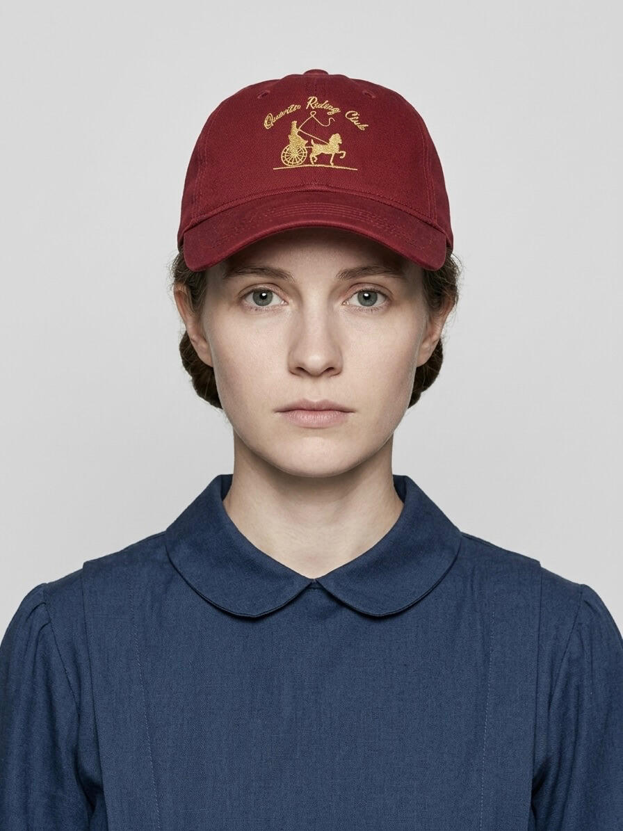 Quentin Riding Club Hat in Cardinal
